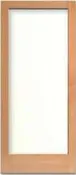 7001 - Vertical Grain Douglas Fir French Door 1-Lite with Dual Clear Tempered Glass (1-3/4")