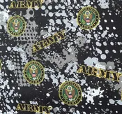 1/4 Yard Army Geo Logo - Sykel