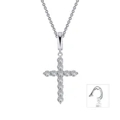 0.55 CTW Cross Pendant Necklace