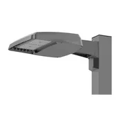 Beacon VP-2-320L-185-4K7-5QW-A3-DBT Size 2 LED Area Light, 27000 Lumens, 4000K, 70 CRI, Type 5 Square Wide Distribution, 3 Arm Mount for Round Pole, Dark Bronze Matte Textured