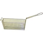 004817 Triple Fryer Basket with Front Hook, Archer Wire, 13 1/4"L X 4 1/4"W X 5 1/2"H