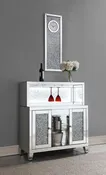 Celal Bar Cabinet Silver