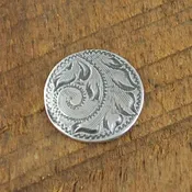 1/2″ Concho Pendant