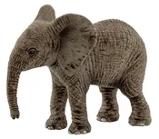 African Gray Elephant Calf Toy Animal Figure, Ages 3 & Up