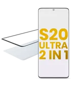 2 in 1 Front Glass With OCA Pre-Installed For Samsung Galaxy S20 Ultra