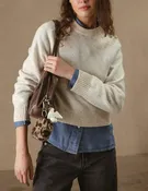 Alyson Cropped Crew in Cocount