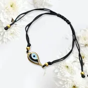 Adjustable Tear Drop Mati Bracelet