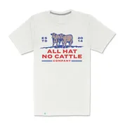 All Hat No Cattle T-Shirt - Vintage White