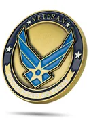 Air Force Veteran Coin