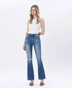 Bergenia - High Rise Bootcut Jeans