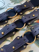 Claiborne Belt in Navy