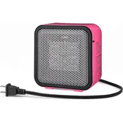 Amazon Basics 500-Watt Ceramic Mini Space Heater — Personal Desk Heater, Pink
