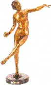 32″H Big Leaguer, Finest US Lost Wax Bronze Statue by Alliot