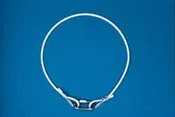 10″ White Flagpole Rope Retainer Ring