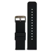 18mm Smart Watch Band | Quick Release | Silicone | Black