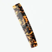 Acetate Hair Comb: Tortoiseshell