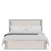 Alexis King Upholstered Panel Bed
