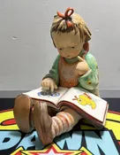 Goebel Hummel Book Worm 3/II Girl Reading TMK6 - Large 9.5" Tall