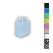 8in. x 10in. x 5in. Folded Handle Frosted Shopping Bags