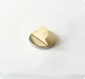 Neodymium Disk with Thin Film Adhesive