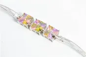 3 SQUARE LUCKY STONE BRACELET