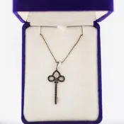 Black Diamond Key Pendant