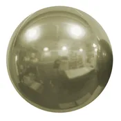 10 inch MIRROR BALLOON - WHITE GOLD