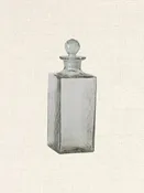 30 oz. Recycled Etched Glass Decanter w/ Glass Stopper