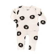 2 Pc Set Bears - Cream