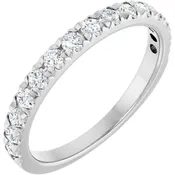 14K Gold 0.50 CTW Lab-Grown Diamond Wedding Band