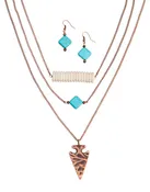 3 Layer Arrowhead Necklace