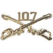 107th Cavalry Regimental Crossed Sabers Standard