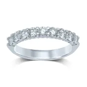 1/10 ct Diamond Band in 14K White Gold