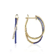 14K Gold Diamond Earrings