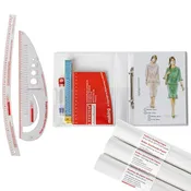 Lutterloh System® XL/XXL + Tailor- & Designer Curve + 3 Rolls of Paper - Collection 2