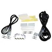 120 Volt SMD 5050 LED Strip Light Accessory Bundle