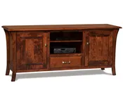 Ensenada Media Stand - 72"W by Forks Valley Woodworking
