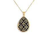 Onyx Gold Pendant