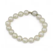 10 mm White Majorca Pearl Bracelet