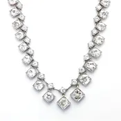 #16449 Antique Diamond Necklace