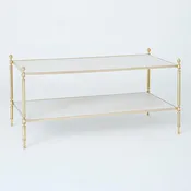Acorn Cocktail Table - Brass