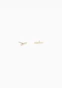 14K Tab Studs | Gold
