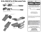 60 ton Removable gooseneck10′ w 20″ tires 3 axle