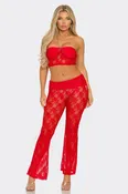 All Eyes On Me Lace Pant Set