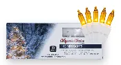 100 Gold Light Set, White Wire