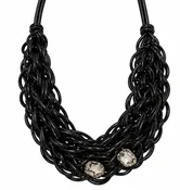 MARILYN'S 14" PRINCESS SHORT NECKLACE WITH CRYSTALS