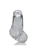 360 2-Way Cockring And Ballsling – Clear