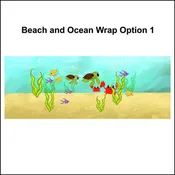 Beach and Ocean Theme Doc Band Stickers