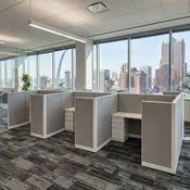 6 Person Refurbished Steelcase Answer Cubicles