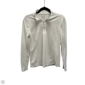 Athletic Jacket By Izod In White, Size: S